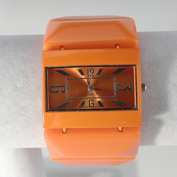 Accutime Accessories - Ladies Orange Fashion Watch